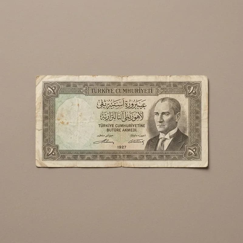 Birinci Emisyon 10 Türk Lirası, 1927