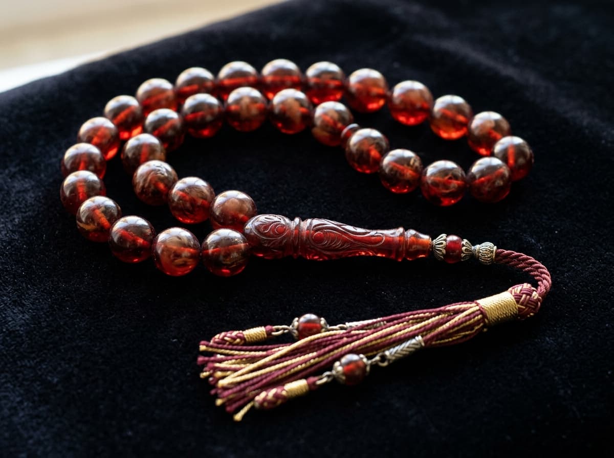 Osmanlı Sıkma Kehribar (Faturan)
