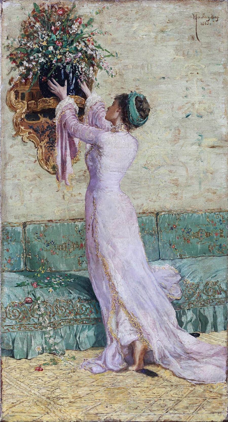 Osman Hamdi Bey (Vazo Yerleştiren Kız)